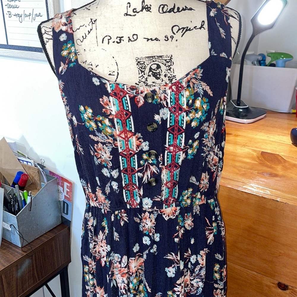 New with tags floor length floral maxi dress womens large
